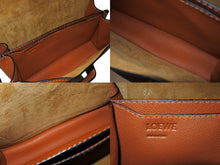 Load image into Gallery viewer, 極美品 LOEWE ロエベ バルセロナ ショルダーバッグ ボディバッグ スペイン製 カーフレザー ブラウン ゴールド金具 中古 65305