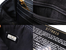 Load image into Gallery viewer, CHANEL シャネル コインケース カードケース ココマーク 5番台 1998年 キャビアスキン ブラック ゴールド金具 美品 中古 65316