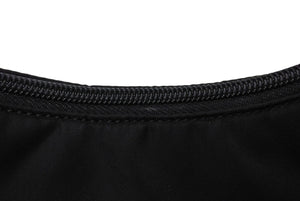 PRADA プラダ ホーボー ハンドバッグ ショルダーバッグ MV515 トライアングルロゴ テスートナイロン ブラック 美品 中古 65331