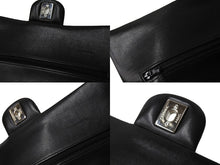 Load image into Gallery viewer, 極美品 CHANEL シャネル チェーンショルダーバッグ マトラッセ25 Wフラップラップ ラムスキン ブラックシルバー 18番台 中古 65332