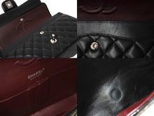 Load image into Gallery viewer, 極美品 CHANEL シャネル チェーンショルダーバッグ マトラッセ25 Wフラップラップ ラムスキン ブラックシルバー 18番台 中古 65332