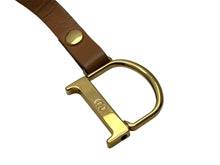 画像をギャラリービューアに読み込む, ChristianDior クリスチャンディオール コインケース サドルバッグ型 RU 0021 デニム レザー ネイビー ブラウン 美品 中古 65337