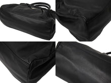 Load image into Gallery viewer, PRADA プラダ リボン 2wayショルダーバッグ ハンドバッグ トライアングルロゴ BN1677 レザー ブラック シルバー 美品 中古 65340