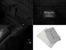 Load image into Gallery viewer, Christian Dior クリスチャンディオール トロッター柄 ラブリートートバック ブラック ナイロン 05-B0-0097 美品 中古 65343