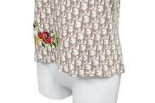 画像をギャラリービューアに読み込む, Christian Dior クリスチャンディオール John Galliano ジョンガリアーノ期 5E16155960 タンクトップ トロッター柄 刺繍 美品 中古 65346