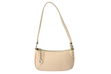 Load image into Gallery viewer, BVLGARI ブルガリ アクセサリーポーチ ショルダーバッグ レザー ベージュ シルバー金具 美品 中古 65355