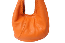 Load image into Gallery viewer, BOTTEGA VENETA ボッテガヴェネタ ワンショルダーバッグ ハンドバッグ BO2578360X レザー オレンジ 美品 中古 65356