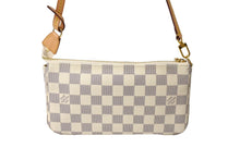 Load image into Gallery viewer, 極美品 LOUIS VUITTON ルイヴィトン ポシェットアクセソワール アクセサリーポーチ ダミエ ハンドバッグ N51986 ホワイト 中古 65362