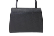 画像をギャラリービューアに読み込む, YVES SAINT LAURENT イヴサンローラン ハンドバッグ YSLロゴ ブラック レザー YS3339CH10 ゴールド金具 美品 中古 65364 