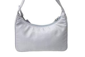 未使用 PRADA プラダ ハンドバッグ ワンショルダー ナイロン ホーボー Re-Edition 2000 1NE515 ブルー 中古 65367 