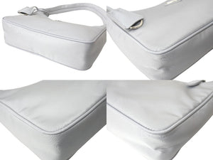 未使用 PRADA プラダ ハンドバッグ ワンショルダー ホーボー 2000年版 ナイロン 1NE515 ナイロン ブルー 中古 65370 