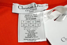 Load image into Gallery viewer, 新品未使用 Christian Dior クリスチャンディオール John Galliano ジョンガリアーノ期 タンクトップ 赤 3E16155040 中古 65374