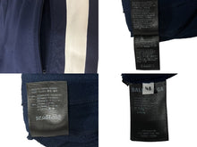 Load image into Gallery viewer, BALENCIAGA バレンシアガ 20AW BB刺繍 トラックパンツ サイドライン ロゴ ジャージ ネイビー ホワイト サイズ48 美品 中古 65382