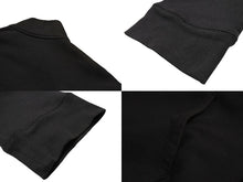 Load image into Gallery viewer, CHROME HEARTS クロムハーツ スウェット トレーナー ダガーハーフジップ クロスパッチ ブラック シルバー925 XL 美品 中古 65383