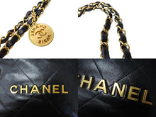 Load image into Gallery viewer, CHANEL シャネル 22 ハンドバッグ AS3260 プレート ブラック カーフ ゴールド金具 美品 中古 65416