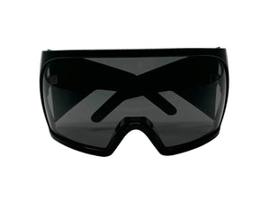 新品未使用 Rick Owens リックオウエンス 23SS クリースター サングラス Kriester ブラック ナイロン アイウェア RG0000011GBLKB 中古 65426
