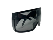 Load image into Gallery viewer, 新品未使用 Rick Owens リックオウエンス 23SS クリースター サングラス Kriester ブラック ナイロン アイウェア RG0000011GBLKB 中古 65426