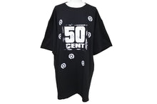 Load image into Gallery viewer, 50cent 2003年 エミネムライブツアー 半袖Tシャツ トップス クールネック カットソー 幕張メッセ ブラック サイズXL 美品 中古 65427