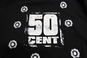 50cent 2003年 エミネムライブツアー 半袖Tシャツ トップス クールネック カットソー 幕張メッセ ブラック サイズXL 美品 中古 65427