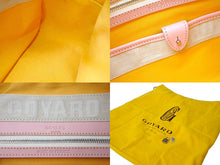Load image into Gallery viewer, GOYARD ゴヤール ハンドバッグ サンジャンヌPM ピンク 廃盤 ゴヤールディンキャンバス レザー シルバー金具 良品 中古 65436