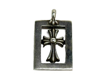 Load image into Gallery viewer, CHROME HEARTS クロムハーツ フレームドオープン CHベビーファットチャーム ペンダントトップ 重量4.6g シルバー925 美品 中古 65438