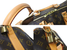 Load image into Gallery viewer, LOUIS VUITTON ルイヴィトン キーポル バンドリエール50 ボストンバッグ モノグラム M41416 ブラウン 美品 中古 65444