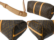 Load image into Gallery viewer, LOUIS VUITTON ルイヴィトン キーポル バンドリエール50 ボストンバッグ モノグラム M41416 ブラウン 美品 中古 65444