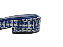 Load image into Gallery viewer, CHANEL シャネル サンダル ツイード ココマーク サイズ35 レザー メッシュ ブルー ホワイト 美品 中古 65448