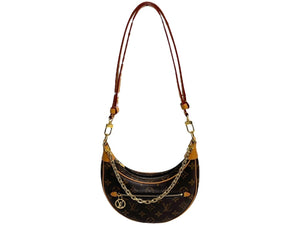 LOUIS VUITTON ルイヴィトン ショルダーバッグ 2WAY ループモノグラム ゴールド金具 モノグラムキャンバス M81098 美品 中古 65458