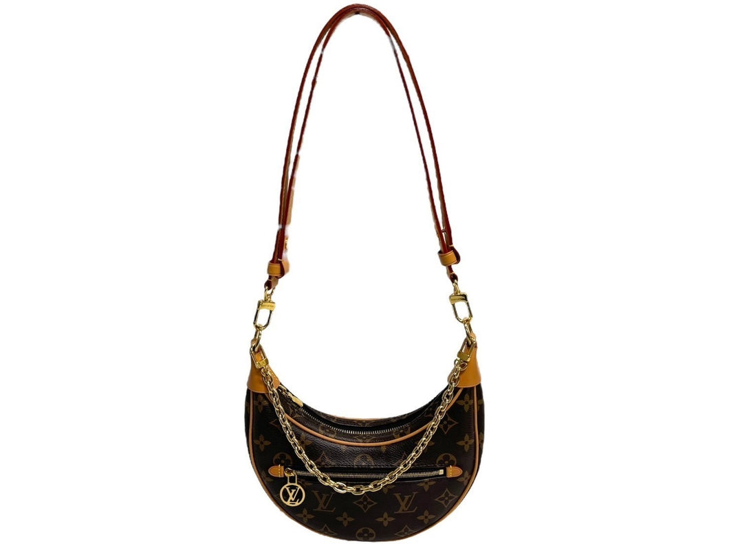 LOUIS VUITTON ルイヴィトン ショルダーバッグ 2WAY ループモノグラム ゴールド金具 モノグラムキャンバス M81098 美品 中古 65458