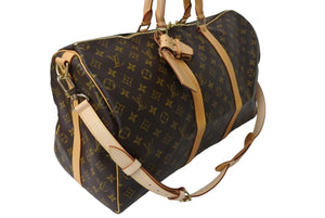 新品同様 LOUIS VUITTON ルイヴィトン ボストンバッグ M41416 キーポル バンドリエール サイズ50 TH0917 モノグラム 中古 65460