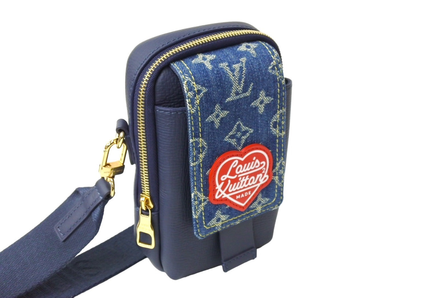 LOUIS VUITTON ルイ ヴィトン ダブルフォンポーチ NIGOコラボ