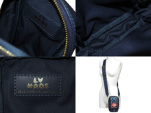 Load image into Gallery viewer, LOUIS VUITTON ルイ ヴィトン ダブルフォンポーチ NIGOコラボ M81060 モノグラムデニム トリヨンレザー ショルダー 美品 中古 65465