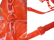 Load image into Gallery viewer, 極美品 LOUIS VUITTON ルイヴィトン モノグラムプリズム レッド キーポルバンドリエール 50 ボストンバッグ ヴァージル M53274 中古 65466
