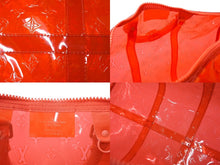 Load image into Gallery viewer, 極美品 LOUIS VUITTON ルイヴィトン モノグラムプリズム レッド キーポルバンドリエール 50 ボストンバッグ ヴァージル M53274 中古 65466