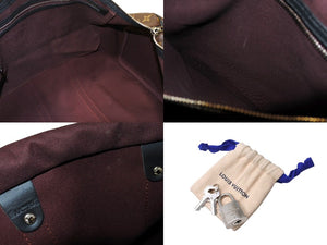 極美品 LOUIS VUITTON ルイヴィトン キーポル バンドリエール45 ボストンバッグ M56711 モノグラムマカサー ブラウン 中古 65468