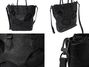 LOUIS VUITTON COMME des GARCONS ルイヴィトン ウィズホールズPM ハンドバッグ M45887 モノグラム アンプラント 川久保玲 美品 中古 65469
