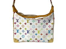 Load image into Gallery viewer, Louis Vuitton ルイ ヴィトン ブローニュ ショルダーバッグ M92660 モノグラム マルチカラー ホワイト ゴールド金具 美品 中古 65470