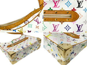 Louis Vuitton ルイ ヴィトン ブローニュ ショルダーバッグ M92660 モノグラム マルチカラー ホワイト ゴールド金具 美品 中古 65470