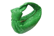 Load image into Gallery viewer, BOTTEGAVENETA ボッテガヴェネタ ミニ ジョディ ハンドバッグ 651876 パラキート グリーン ラムスキン カーフ 美品 中古 65475