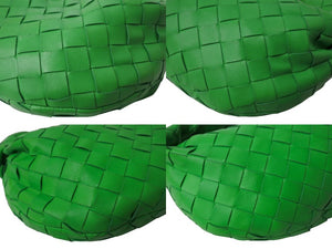 BOTTEGAVENETA ボッテガヴェネタ ミニ ジョディ ハンドバッグ 651876 パラキート グリーン ラムスキン カーフ 美品 中古 65475