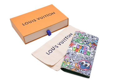 LOUIS VUITTON ルイヴィトン ポルトフォイユブラザ 長財布 M82011 モノグラムコミック マルチカラー ヴェール 美品 中古 65476