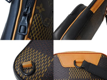 画像をギャラリービューアに読み込む, LOUIS VUITTON ルイヴィトン NIGO アマゾンスリングバッグ ショルダーバッグ N40379 ブラウン ブラック 美品 中古 65497