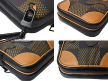 画像をギャラリービューアに読み込む, LOUIS VUITTON ルイヴィトン NIGO アマゾンスリングバッグ ショルダーバッグ N40379 ブラウン ブラック 美品 中古 65497