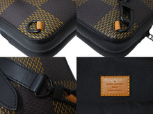 画像をギャラリービューアに読み込む, LOUIS VUITTON ルイヴィトン NIGO アマゾンスリングバッグ ショルダーバッグ N40379 ブラウン ブラック 美品 中古 65497