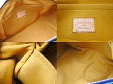 Load image into Gallery viewer, 極美品 LOUIS VUITTON ルイヴィトン ネオスピーディ ハンドバッグ モノグラム デニム M95019 ゴールド金具 ブルー ベージュ 中古 65501