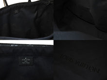 画像をギャラリービューアに読み込む, 新品同様 LOUIS VUITTON ルイヴィトン コムデギャルソン 川久保玲 トートバッグ M58661 ウィズホールズMM モノグラムアンプラント ブラック 中古 65504