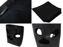 画像をギャラリービューアに読み込む, 新品同様 LOUIS VUITTON ルイヴィトン コムデギャルソン 川久保玲 トートバッグ M58661 ウィズホールズMM モノグラムアンプラント ブラック 中古 65504