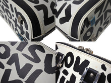 画像をギャラリービューアに読み込む, LOUIS VUITTON ルイヴィトン グラフィティ アルマMM ハンドバッグ モノグラム M92179 ブラック ホワイト 美品 中古品 65507