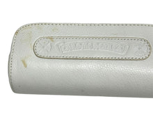 Load image into Gallery viewer, CHROME HEARTS クロムハーツ メガネケース ポーチ レザー ホワイト 良品 中古 65519